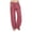 Z1-Brick Red, variant on Womens Cotton Linen Palazzo Pants Drawstring Elastic Waist Casual Wide Leg Trousers with Pockets (Navy, XXL)