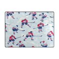 thumbnail image 5 of Yayeee Area Rugs for Living Room 6.7'x4.8' Non Slip Washable Bedroom Floor Carpet, Blue Ice Hockey, 5 of 5
