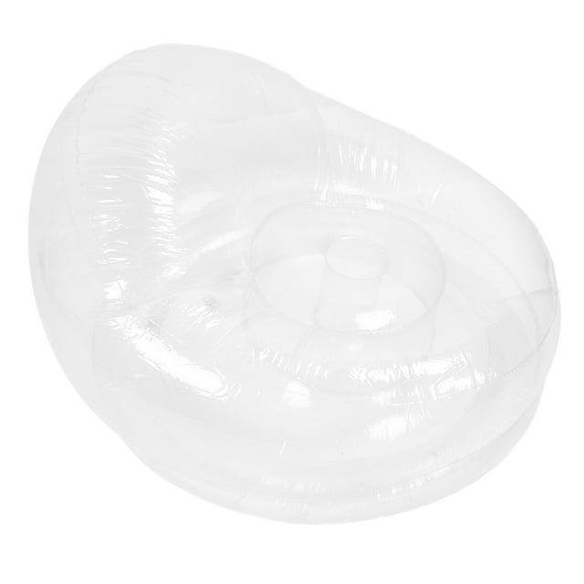 Transparent Inflatable Chair, Portable Transparent Blow Sofa for Yard