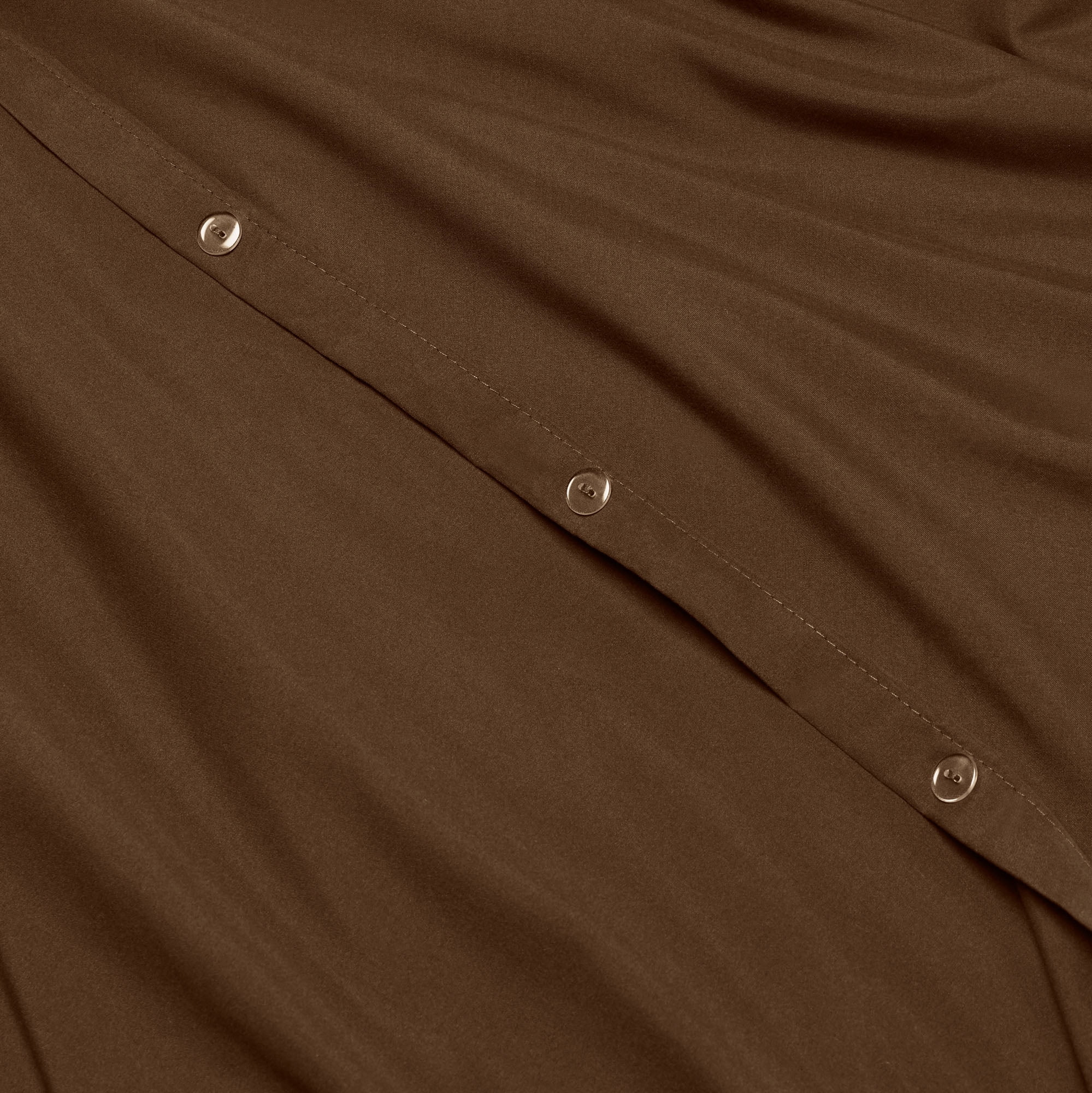 Hearth & Harbor 3-Piece Brown Duvet Cover Set, Twin