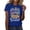 Blue, variant on Graduation Gifts for Her: Senior 2026 Shirts Class Of 2026 T Shirt In My Senior Causal College Graduation Teacher Tee Tops Womens Spring Summer Tops
