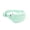 Mint, variant on Nylon Puffer Round Belt Fanny Pack