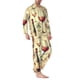 thumbnail image 2 of Balery Wine Pijama para Hombre de Dos Piezas con Manga Larga, Conjunto de Dormir y Descanso Suave con Bolsillos-Medium, 2 of 7