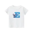 thumbnail image 3 of Nueva camiseta de algodón con letras ABCD de Stitch para niños, camisetas con combinación de nombres para niñas y niños, camisetas de dibujos animados Kawaii, ropa informal para niños, 3 of 5