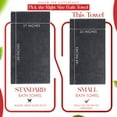thumbnail image 3 of RIVERSIDE Cotton Bath Towels 22 x 44 Set of 4 Soft 450 GSM Quick Dry and Lightweight for Bathroom Spa - Charcoal, 3 of 7