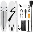 thumbnail image 7 of Pirecart 11 ft Inflatable Stand up Paddle Board 6' Thick SUP Paddle Board W/ Carry bag, Hand Pump, Air pump, White, 7 of 7