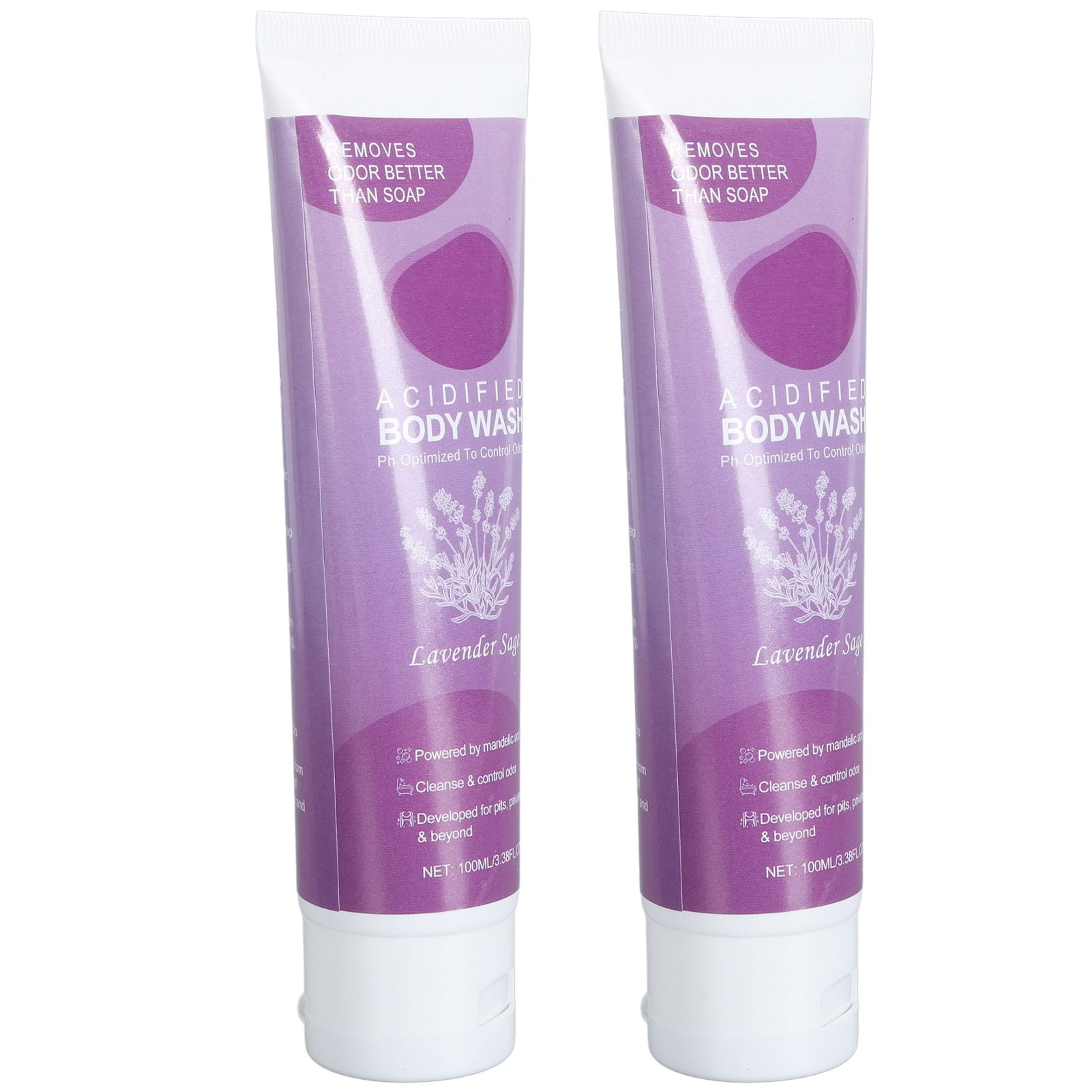 Nettoyant pour le Bain, 2 Pcs Gel Douche Parfum Longue Durée pour Peau Sèche