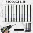 thumbnail image 2 of Impact Hex Head Allen Wrench Drill Bit Set 1/4 Inch Quick Release S2 Alloy Steel 21 Pcs (purple ), 2 of 10