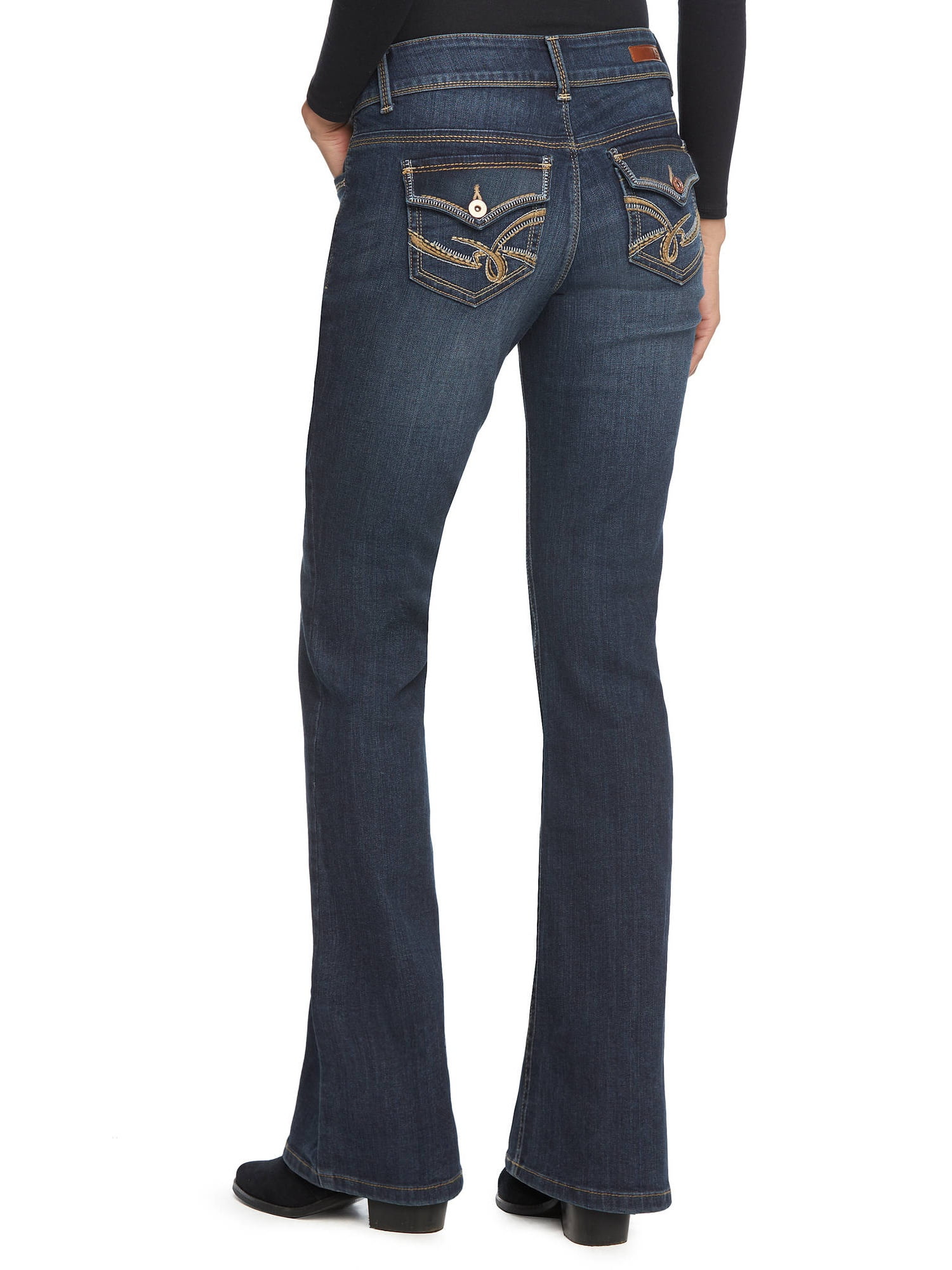 lei sophia hipster flare jeans