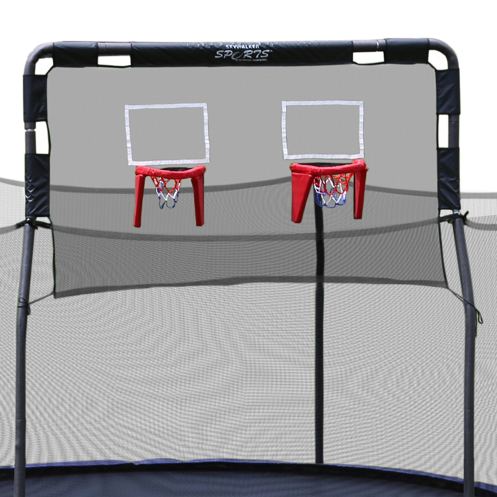 Skywalker Trampolines 12 Trampoline Double Basketball Hoop Accessory Walmart Com Walmart Com