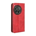 thumbnail image 7 of Allytech Case Compatible with OnePlus 12, [Card Slots] [Magnetic Closure] [Kickstand Function] Business PU Leather Soft TPU Inner Shockproof Anti-Scratch Protective Case for OnePlus 12, Red, 7 of 7