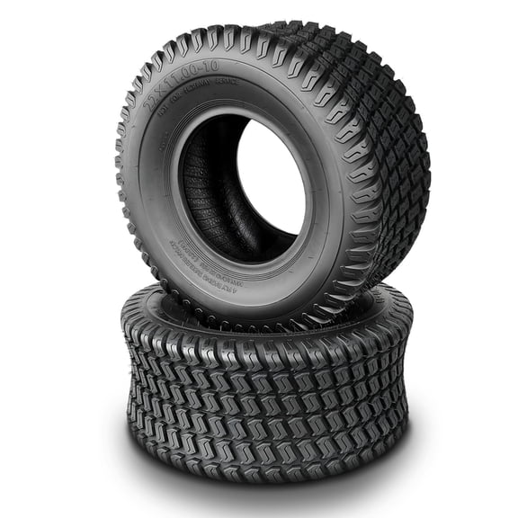 TRIPOWER 22x11-10 Lawn Mower Tires 4PR 22x11.00x10 Turf Garden Tire Tubeless for 2-Pack
