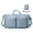 Blue, variant on Duffle Bag with Shoes Compartment, Foldable Travel Duffel Bags for Men Women, Packable Travel Bag Waterproof Overnight Weekender Bags with Trolley Sleeve