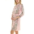 thumbnail image 4 of Nanette Nanette Lepore Womens Long Sleeve Tie Waist Mirror Print Mini Dress, 4 of 6