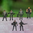 thumbnail image 1 of Figuras de acción de 6 piezas Hugo guardabosques del ejército hombres del ejército de fuerzas especiales, 1 of 10