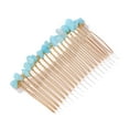 thumbnail image 2 of Dalrosia Decorative Hair Side Comb Women Hair Comb Raw Crystal Hair Accessories Jeweled Tiara Handmade, 2 of 5