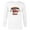 White, variant on Disney and Pixar’s Cars Lightning McQueen 95 Hometown Hero - Long Sleeve T-Shirt for Men - Customized-White