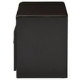 thumbnail image 4 of Bowery Hill Faux Leather Shoe Bench in Espresso, 4 of 6