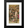 thumbnail image 2 of Jaume Huguet 10x14 Black Modern Framed Museum Art Print Titled - Saint Vincent at the Stake (1455-1460), 2 of 5