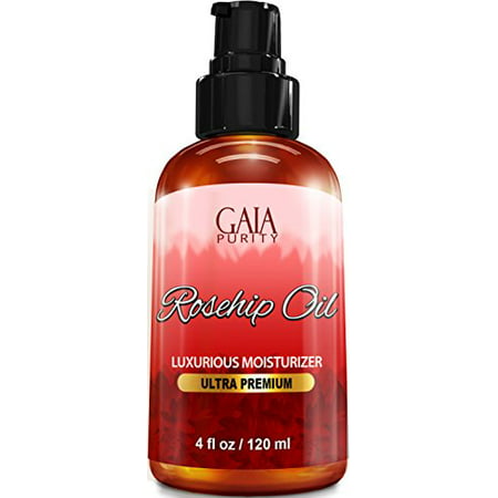 Rosehip Oil - All Natural & Best Moisturizer for Face Hair &