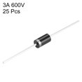 thumbnail image 2 of 1N5406 Schottky Rectifier Diode 3A 600V shaft Silastic Guard Diodes 25 Pack, 2 of 4