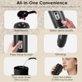 thumbnail image 4 of All-in-one Portable Electric Burr Coffee Grinder with Rechargeable Battery and Stainless Steel Mug for Travel Camping, 4 of 8