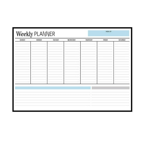 

Lierteer Acrylic Magnetic Dry Erase Calendar Planning Schedule Fridge Reusable Weekly A