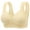 Light Yellow, variant on Wire Front Closure Bra Comfortable Breathable Push Up Support For Daily Wear And Sports