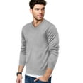 thumbnail image 3 of COOFANDY Mens V Neck Sweater Long Sleeve Knitted Casual Winter Pullover Sweaters, 3 of 10