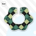 thumbnail image 4 of Hirioo Green Squares for Baby Cotton Petal Bib Drool Bibs for Baby Boy Unisex, 4 of 9