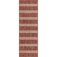 thumbnail image 4 of Jill Zarin Outdoor Collection Area Rug - Anguilla (2' x 6' 1" Runner Rust Red/Ivory), 4 of 8