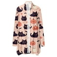 thumbnail image 3 of Women's Halloween Cardigan Sweater Fall Long Sleeve Open Front Casual Loose Fit Tunic Top for Women Comfortable Stylish Outwear, 3 of 4