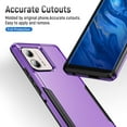 thumbnail image 2 of for Moto Edge Plus 2023 Case,Moto Edge+ 2023 Case,with Screen Protector, Heavy-Duty Tough Rugged Shockproof Protective Case for Motorola Edge Plus 2023, Purple, 2 of 12