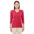 thumbnail image 2 of Devon & Jones DP184W Women's Perfect Fit Bracelet Length V-Neck Top, 2 of 3