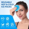 thumbnail image 6 of LotFancy Mini Ice Pack for Eyes, Face,Breastfeeding, Injuries, 6PCS Small Hot Cold Pads Reusable, 6 of 8