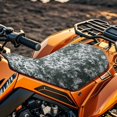 thumbnail image 3 of Uorisanigo ATV Seat Cover Waterproof Green Camo Print 4 Wheeler Seat Cover for Polaris Sportsman 570 450 850, Polaris Scrambler 400 500 850 1000, Honda Rancher 420 Non-Slip, 3 of 7