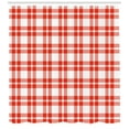 thumbnail image 3 of Ambesonne Plaid Shower Curtain, Retro-Modern Checkered, 69"Wx75"L, Orange White, 3 of 3