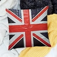 thumbnail image 2 of BANET Throw Pillow Cover The British Flag United Kingdom Flag Style Decor Lumbar Pillow Case Cushion for Sofa Couch Bed Standard Queen White, 2 of 5
