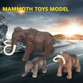 thumbnail image 3 of Mammoth Model Simulated Figurine Realistic Plastic Mammoth Toys for Animal Collection For 3-6 Year Old, 3 of 21