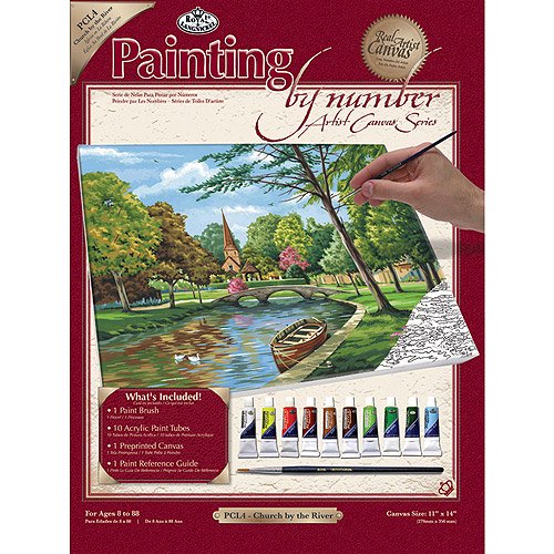 Paint By Number Kits, 11" x 14"
