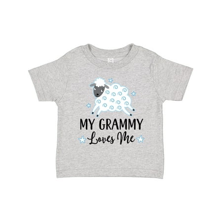 

Inktastic Grammy Loves Me Grandson Lamb Boys or Girls Toddler T-Shirt