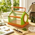 thumbnail image 4 of Pop Up Pet Habitat Cage With Collapsible Design, Mesh Pet House Carrier With Window, Portable Critter Keeper For Small Animals Reptiles Outdoor, 4 of 5