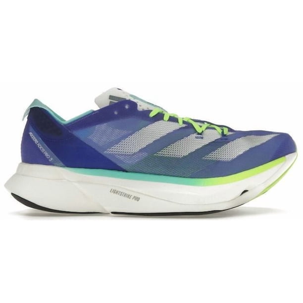Size 11 - Adi-das Adizero Adios Pro 3 Cobalt Blue Lucid Lemon