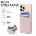 thumbnail image 4 of Stick On Phone Wallet Pocket, Adhesive Cell Phone Card Holder Pouch for ID, Credit Cards and Cash, TIKA, 4 of 7