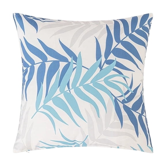 Outdoor Waterproof Pillow Cover, Double Sided Bright Print 18x18 Inch Cushion Case for Patio Furniture, Weather Resistant for Garden, Poolside, and Deck, Cheerful Summer Home Decor