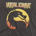 thumbnail image 2 of Mortal Kombat Klassic Logo Women's T Shirt, Charcoal, Large, 2 of 6