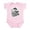 Petal Pink, variant on CafePress - Mushroom Infant Bodysuit - Baby Light Bodysuit, Size Newborn - 24 Months