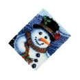 thumbnail image 1 of pitrice Christmas Latch Hook Kit DIY Rug Making Kit Snowman Carpet Embroidery Snowman 52x38cm, 1 of 4
