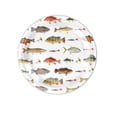 thumbnail image 5 of Tuvgenk Fishing Theme Party Supplies Disposable Paper Plates 10pcs Multicolor Plastic 9 inch, 5 of 5