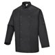 thumbnail image 1 of Portwest - Chaqueta de Chef Suffolk de Manga Larga para Hombre (Negro), 1 of 1